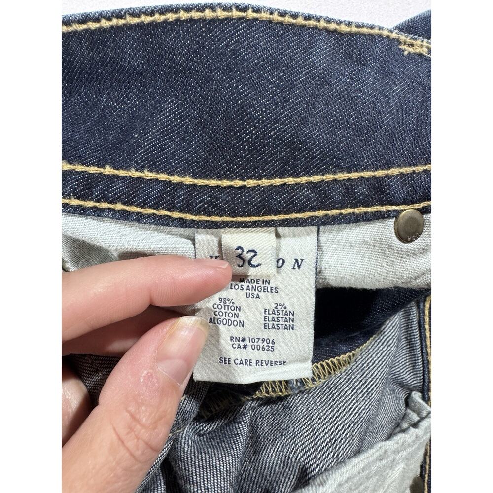 Hudson Women's Bootcut Flare Jeans Blue Denim Flap Pocket Made in USA W1702DHA - Picture 4 of 7